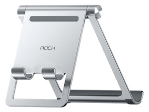 هولدر موبایل و تبلت رومیزی دوطرفه راک ROCK RPH0983 Metal Multifunctional Two-way Desk Stand