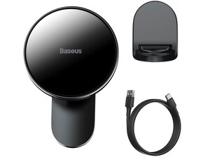 پایه نگهدارنده مگنتی و شارژر وایرلس بیسوس Baseus Big Energy Car Mount Wireless Charger WXJN-01