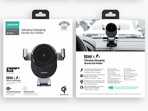 پایه نگهدارنده  داشبوردی و شارژر بی سیم داخل خودرو جویروم Joyroom Wireless Charging Car Holder JR-ZS212