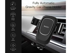 پایه نگهدارنده دریچه کولری گوشی Yesido C50 Gravity Car Holder