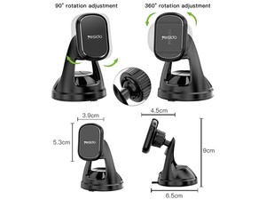 پایه نگهدارنده آهن ربایی گوشی Yesido C72 Car Holder