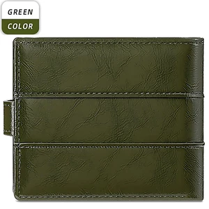 کیف پول طرح چرم مردانه تاشو کوچک تائومیک‌میک