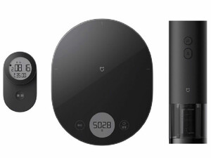 مجموعه ابزار آشپز خانه ترازو، تایمر و درب باز کن شیائومی Xiaomi Mijia KJG001T 3 in 1 Kitchen Tool Set Electronic Kitchen Scale Smart Timer Electric Wine Opener