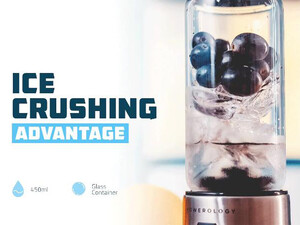 خرید مخلوط کن قابل حمل 6 تیغ پاورولوژی Rechargeable Portable Juicer 126W P6BPJBK