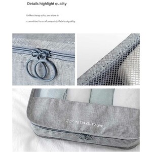 پک نظم‌دهنده چمدان و ساک چند منظوره 7 تیکه ضدآب برلیانس