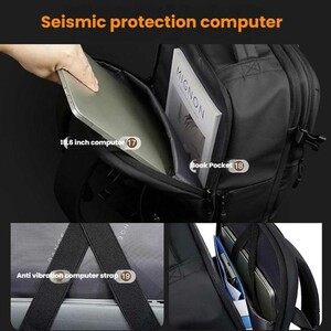 کوله پشتی مسافرتی لپ تاپ 15.6اینچ بنج