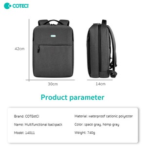 کوله پشتی لپ تاپ 13 تا 16 اینچ چند منظوره کوتسی