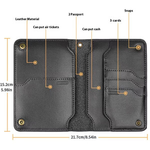 قیمت کیف پول پاسپورتی تاشو ضد سرقت