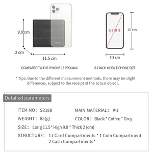 کیف پول مردانه تاشو طرح چرم لوکس تائومیک‌میک