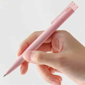 ست خودکار ژله ای صورتی با نوک دقیق مناسب نوشتن روزمره