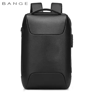 فروش کوله چرمی ضد سرقت لپ تاپ بنج  Bange BG-6622 Tas Laptop Backpack Kulit Sapi Asli 15.6 Inch
