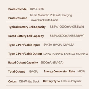 شارژر همراه فست شارژ اپل راک