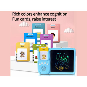 تخته دیجیتال آموزش نقاشی و نوشتن سخنگو Talking Flash Cards, Early Education Machine with LCD Writing Tablet for Toddlers