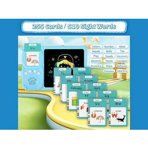 تخته آموزش زبان انگلیسی Talking Flash Cards, Early Education Machine with LCD Writing Tablet for Toddlers