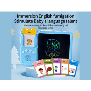 تخته دیجیتال آموزش نقاشی و نوشتن سخنگو Talking Flash Cards, Early Education Machine with LCD Writing Tablet for Toddlers