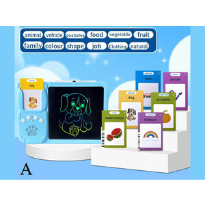 تخته دیجیتال آموزش نقاشی و نوشتن سخنگو Talking Flash Cards, Early Education Machine with LCD Writing Tablet for Toddlers