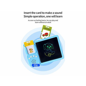 تخته دیجیتال آموزش نقاشی و نوشتن سخنگو Talking Flash Cards, Early Education Machine with LCD Writing Tablet for Toddlers