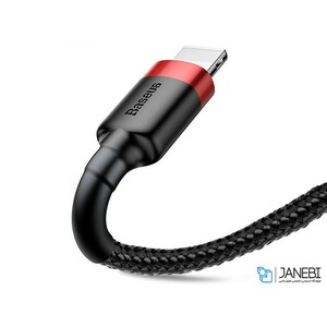 کابل شارژ سریع و انتقال داده لایتنینگ بیسوس Baseus Cafule Lightning Cable 1m 2.4A
