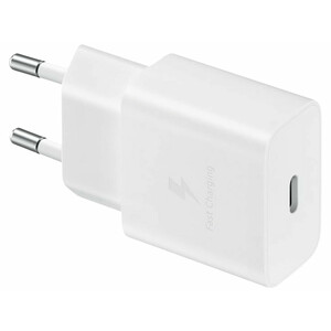 خرید شارژر اصلی فست شارژ 15 وات سامسونگ همراه با کابل دو سر تایپ سی یک متری Samsung 15W Type-C With Type-C Cable