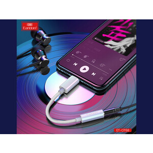 کابل تبدیل لایتنینگ به جک 3.5 میلی متری ارلدام Earldom ET-OT68 Lightning cable to 3.5 mm AUX