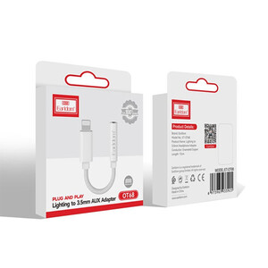 خرید کابل تبدیل لایتنینگ به جک 3.5 میلی متر Earldom ET-OT68 Lightning cable to 3.5 mm AUX
