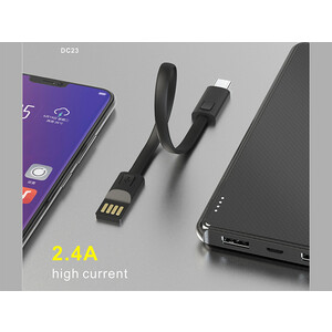 کیفیت کابل تبدیل USB به USB-C کانفلون   0.23 متر  Konfulon Charger Cable DC-23 Type-C