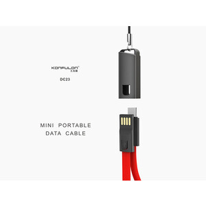 فروش کابل تبدیل USB به USB-C کانفلون   0.23 متر  Konfulon Charger Cable DC-23 Type-C