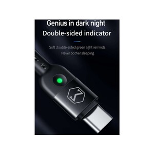 کابل شارژ و انتقال داده 1.8 متری فنری تایپ سی مک دودو MCDODO Data Coiled Cable Type-C 1.8M CA-642 دارای نشانگر LED