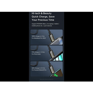 خرید بهترین کابل شارژ سریع دو سر تایپ سی مک دودو Macdodo CA-284 Type-C to Type-C Data Cable