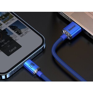 کابل لایتنینگ 2 متری بیسوس Baseus CAJY0000101 Crystal Shine 2m Lightning Cable