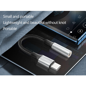 بهترین کابل تبدیل تایپ سی به جک 3.5 میلیمتری ارلدام Earldom ET-OT77 Type-C TO AUX Audio adapter