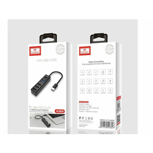 هاب تایپ سی 4 پورت ارلدام Earldom ET-HUB08 USB-C Hub