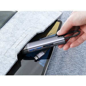 هاب شارژر تایپ سی 6 پورت مک دودو Mcdodo HU-7740 6 in 1 USB-C HUB