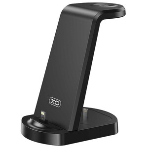 استند و پایه شارژر رومیزی لایتنینگ گوشی آیفون، اپل واچ و ایرپادز 15 وات ایکس او
