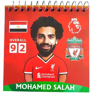دفترچه یادداشت فوتبالی طرح محمد صلاح
