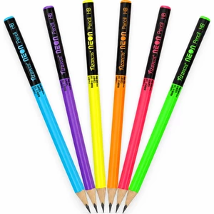 مداد مشکی HB تیزو Tizo مدل Neon مثلثی  پک 12 عددی