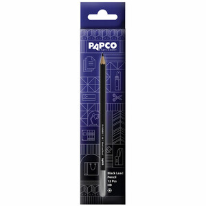 خرید مداد مشکی پاپکو Papco مدل PS-160HB بسته ۱۲ عددی  HB