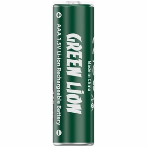 شارژر باتری نیم قلمی گرین لاین Green Lion مدل GRB-12 همراه 8 باتری AAA