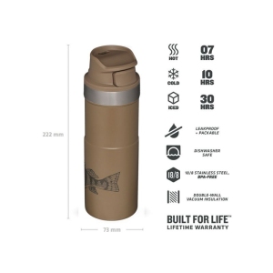 ‏ماگ طرح ماهی ‏470ml‏ ‏STANLEY trigger action travel mug استنلی