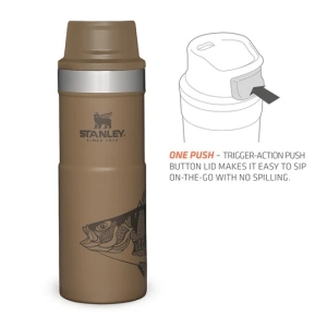 ‏ماگ طرح ماهی ‏470ml‏ ‏STANLEY trigger action travel mug استنلی