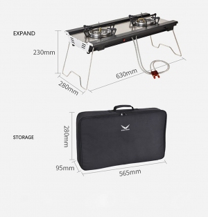 اجاق گاز دو شعله Snowhawk B22 اسنوهاک