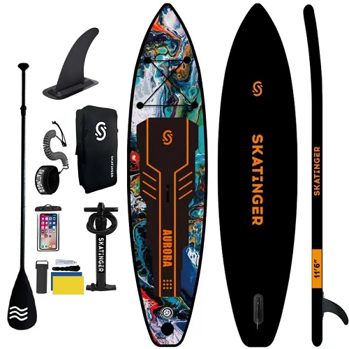 پدل برد Aurora برند Skatinger رنگ مشکی