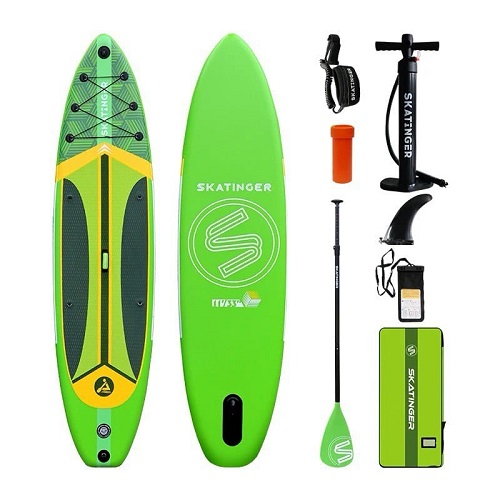پدل برد مدل Plans سبز  برند SKATINGER