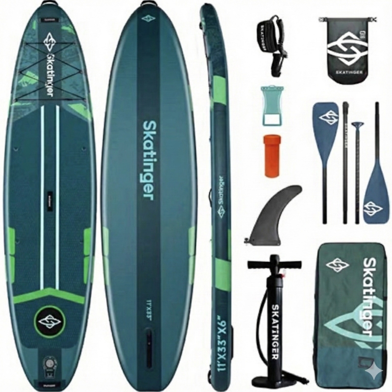 پدل برد مدل Ice Age سبز  برند SKATINGER