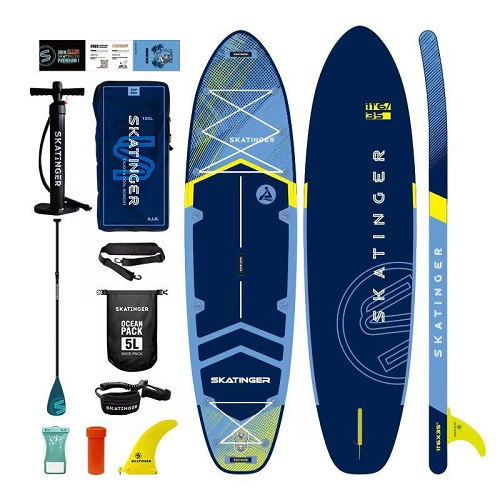 پدل برد UP مدل Sky Blue از برند SKATINGER