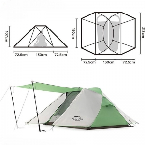 ‏چادر دو نفره P-series NH18Z022 2person‏‏ ‏Naturehike نیچرهایک