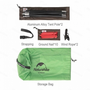 ‏چادر دو نفره P-series NH18Z022 2person‏‏ ‏Naturehike نیچرهایک