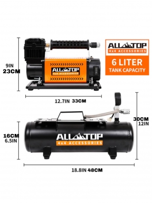 کمپرسور باد تک سیلندر مخزن دار ALLTOP ATACR200-6L آلتاپ