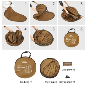 چادر حمام و توالت صحرایی Naturehike NH17Z002-P نیچرهایک
