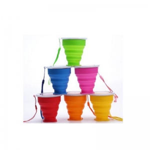 لیوان سیلیکونی تاشو multicolor